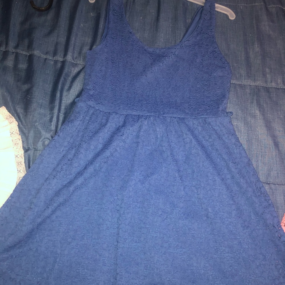 Blue teenager dress